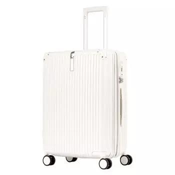 Сумка для переноски с расширением S, большая, ультра-двойная, с поворотом на 360 градусов, оснащенная USB-портом TSA, скрытой молнией для деловых поездок [Chiaki] Чемодан, чехол,