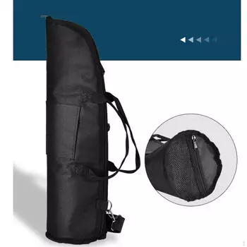 Сумка для переноски трубы Музыкальная мягкая легкая водонепроницаемая профессиональная портативная ткань Оксфорд