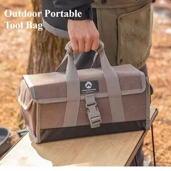 Сумка для переносных инструментов для кемпинга, небольшая, складная, многофункциональная, для кемпинга, для хранения различных вещей, для кемпинга, ручная сумка
