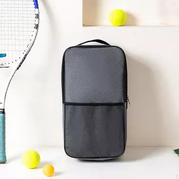 Сумка для пиклбола, держатель для весла, дорожная сумка для переноски ракетки Gray 40x22.5x13cm