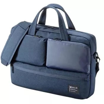 Сумка для ПК Sanwa Supply Casual PC Bag совместима с дюймовым широким темно-синим 15,6 BAG-CA10NV