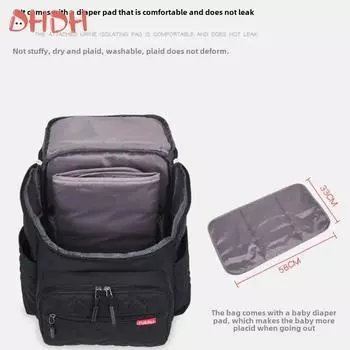 Сумка для подгузников для детской тележки, сумка для мамы, рюкзак, водонепроницаемая сумка для хранения, сумка для путешествий на открытом воздухе, сумка для мам и мам для детских вещей синий