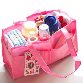 Сумка для подгузников для мам, многофункциональный органайзер на 7 мест, сумка для подгузников синий