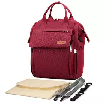 Сумка для подгузников для мамы и беременных, большая вместимость, детский дорожный рюкзак, сумка с usb-портом и пеленальным ковриком, ремни для коляски серый