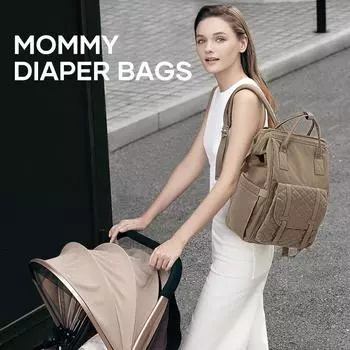 Сумка для подгузников, рюкзак, большая сумка для детских подгузников для мальчиков и девочек, многофункциональная, водонепроницаемая, стильная, дорожная, детская сумка для мам, пап, беременных