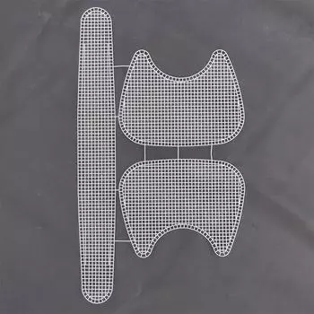 Сумка для подмышек, сетчатая подкладка, плетение, пластиковая сетка, лист, аксессуары, бархат