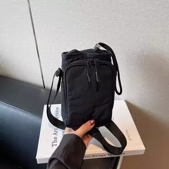 Сумка для поездок на работу Сумка-чехол для зонта Kettle Женская новая сумка-мессенджер Мини-маленькая сумка Портативная сумка через плечо чёрный