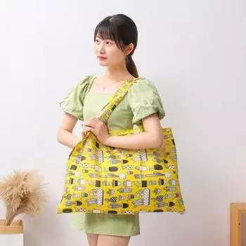 Сумка для покупок Большая вместительная моющаяся складная прочная несущая Оксфордская ручная сумка для продуктов ежедневного использования темно-синий