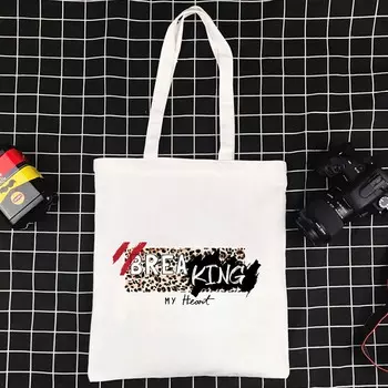 Сумка для покупок большой емкости Многоразовая женская сумка для покупателей Экологически чистая складная продуктовая сумочка Высококачественная холщовая сумка на плечо 24*26cm