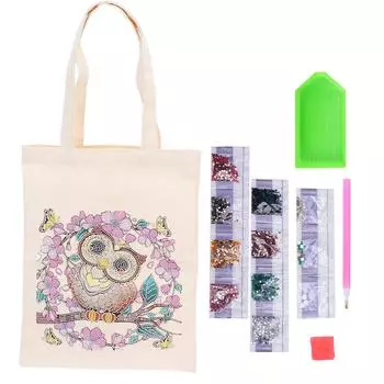 Сумка для покупок с алмазной росписью, расписанная стразами, сумка-тоут с ручками, набор инструментов BB023 BB025