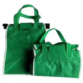 Сумка для покупок в супермаркете Экологичная сумка-тоут для тележки Утолщенные сумки-тележки Сумки