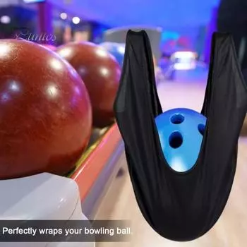 Сумка для полировки шаров для боулинга, полотенце-качели, моющийся держатель для чистки шаров для боулинга, чехол для переноски, тканевый чехол для чистки, аксессуары для шаров для боулинга чёрный