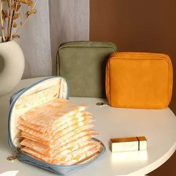 Сумка для помады, гигиенические салфетки, сумка для хранения, держатель для карт, кошелек для монет из искусственной кожи, дорожный розовый