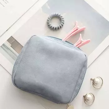 Сумка для помады, гигиенические салфетки, сумка для хранения, держатель для карт, кошелек для монет из искусственной кожи, студент розовый