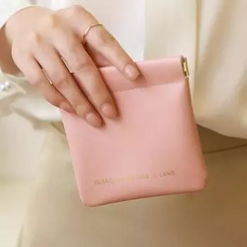 Сумка для помады из утолщенной искусственной кожи, водонепроницаемая, однотонная, с металлическим пружинным отверстием, портативная, легкая, для поездок на работу, для путешествий, для макияжа, сумка для наушников, ключ для хранения