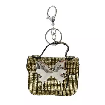 Сумка для помады Мини Роскошная Сумка для наушников Мини-сумка-бабочка Брелок Кожаная Сумка для монет Подарок для девочек розы красного