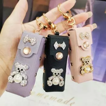 Сумка для помады Сумка для помады Косметичка для помады Косметичка для помады Портативная косметичка для девочек серый