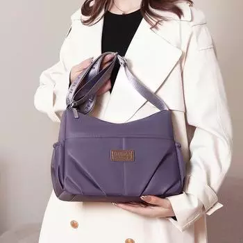 Сумка для пожилой матери среднего возраста, женская сумка через плечо большой емкости красный