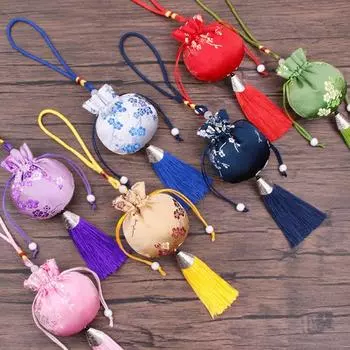 Сумка для праздника лодок-драконов, саше с цветком сливы, ретро-узор, саше в китайском стиле, украшение для спальни розовый