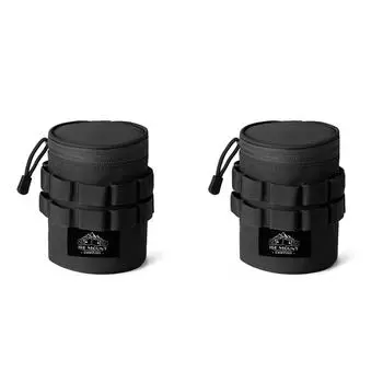 Сумка для принадлежностей для кемпинга, легкая, с ручкой, аксессуары для кемпинга (Черный Маленький)