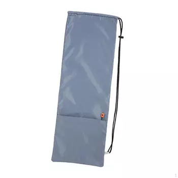 Сумка для ракетки для бадминтона с плечевым ремнем серый