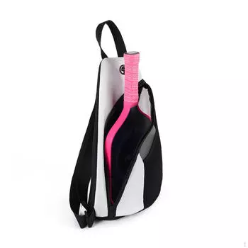 Сумка для ракетки Pickleball, теннисный рюкзак с регулируемым плечевым ремнем, сумка через плечо для занятий спортом на открытом воздухе