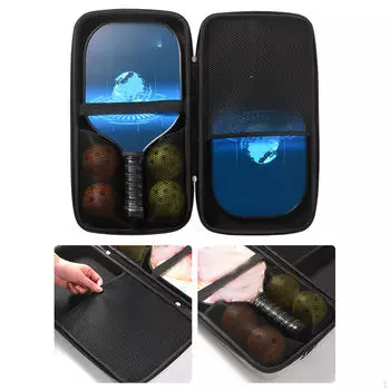 Сумка для ракетки Pickleball, ткань Оксфорд, практичная ракетка на ремне серый