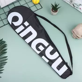 Сумка для ракеток для бадминтона, чехол для ракетки на одно плечо, большой емкости, защитный чехол для спортивных принадлежностей, портативная спортивная сумка