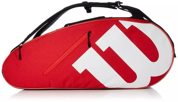 Сумка для ракеток для тенниса и бадминтона TEAMJ 6PK RACKET BAG Красный x Белый [Wilson]