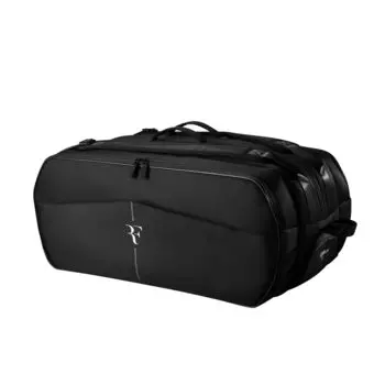 Сумка для ракеток Wilson ЧЕХОЛ ДЛЯ РАКЕТОК RF TOURNAMENT RACQUET BAG Ракетка Может вместить до 12 ракеток средней толщины WR8032701001 Черный (Турнирная сумка) (ракетки на основе)