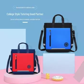 Сумка для репетитора Sesame Baby School: Детская сумка-мессенджер с настраиваемым логотипом для студентов красный