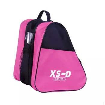 Сумка для роликовых коньков, легкая сумка с ручкой, аксессуары для катания на коньках, хранение обуви на льду розы красного