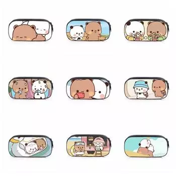 Сумка для ручек большой емкости Panda Bubu Dudu, не выцветающая сумка-карандаш с изображением панды Bubu Bear, канцелярские принадлежности style 15