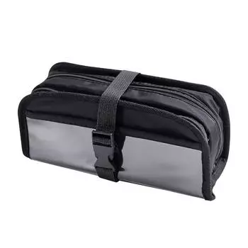 Сумка для ручек, сумка для ручек, сумка для ручек, сумка для канцелярских принадлежностей, прозрачный пенал большой емкости для хранения зерна чёрный