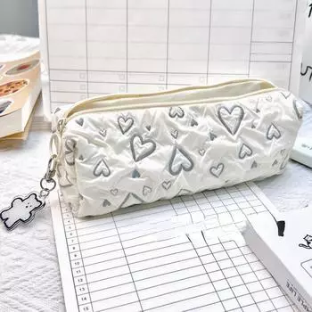 Сумка для ручки Love Сумка для канцелярских принадлежностей большой вместимости Школьные принадлежности Сумка для канцелярских принадлежностей Косметичка