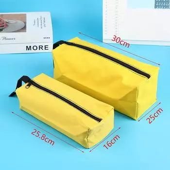 Сумка для ручного инструмента, маленькие винты, гвозди, сверла, металлические детали, сумка для инструментов, водонепроницаемый холщовый кейс для инструментов, органайзер as the picture