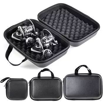 Сумка для рыболовной катушки Mulanimo Чехол для катушки Чехол для катушки Защитная сумка для катушки Ударопрочная сумка для хранения Чехол для спиннинговой катушки Водонепроницаемый защитный чехол Долговечный