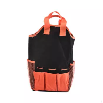 Сумка для садовых инструментов Tote Большие ремонтные инструменты Универсальные многоразовые износостойкие садовые оранжевый