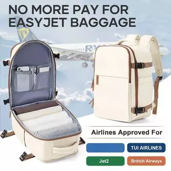 Сумка для самолета, рюкзак для ручной клади Ryanair 40x20x25, сумка 45x36x20, деловой дорожный рюкзак, водонепроницаемый рюкзак для ноутбука Small