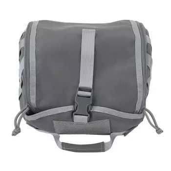 Сумка для шлема для кемпинга, парусиновая, с защитой от царапин, регулируемая сумка для хранения шлемов, касок серый