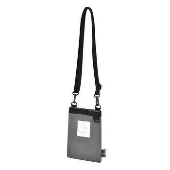 Сумка для смартфона Rilakkuma через плечо Water Crossbody с милыми персонажами rilakkuma0024 Charcoal Grey [Marimo Craft], Репеллент, Сумка, Женская, Мужская,