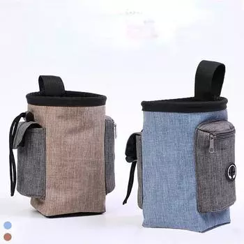 Сумка для собачьего лакомства, сумка для дрессировки, моющаяся, с поясным ремнем, переносная, карманная, для игрушек для щенков и домашних животных, для путешествий, для кормления, сумки на пояс