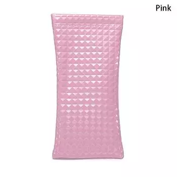 Сумка для солнцезащитных очков из искусственной кожи цвета конфет для женщин и мужчин, футляр для очков, кошелек, футляры для хранения, портативные водонепроницаемые сумки для очков розовый