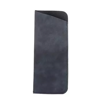 Сумка для солнцезащитных очков с бархатной подкладкой, чехол для очков, маленькая сумка для очков из искусственной кожи для улицы navy blue-opean