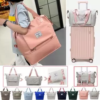 Сумка для спортзала с отделением для сухой и влажной воды, сумка для плавания, водонепроницаемая пляжная сумка для хранения спортивного инвентаря, рюкзак, женская сумка One Size темно-синий