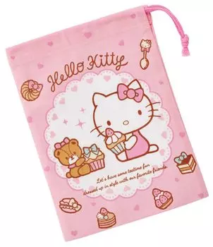 Сумка для стаканчиков Skater Cup 21 x 15 см Hello Kitty Sweets Сделано в Японии Детская KB62-A