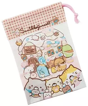 Сумка для стаканчиков Skater Cup 21 x 15 см Sumikkogurashi Sweets Shop Сделано в Японии Детская KB62-A