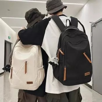 Сумка для старшеклассников, рюкзак для школьников младших классов, женский рюкзак в студенческом стиле, мужской чёрный