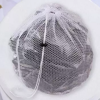 Сумка для стирки на шнурке, непростая деформация, удобная прочная конструкция, эластичная сумка для стирки для женщин S