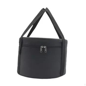 Сумка для столовых приборов, переносная сумка для посуды, круглая, для кемпинга, барбекю, пустая, для готовки, большая емкость